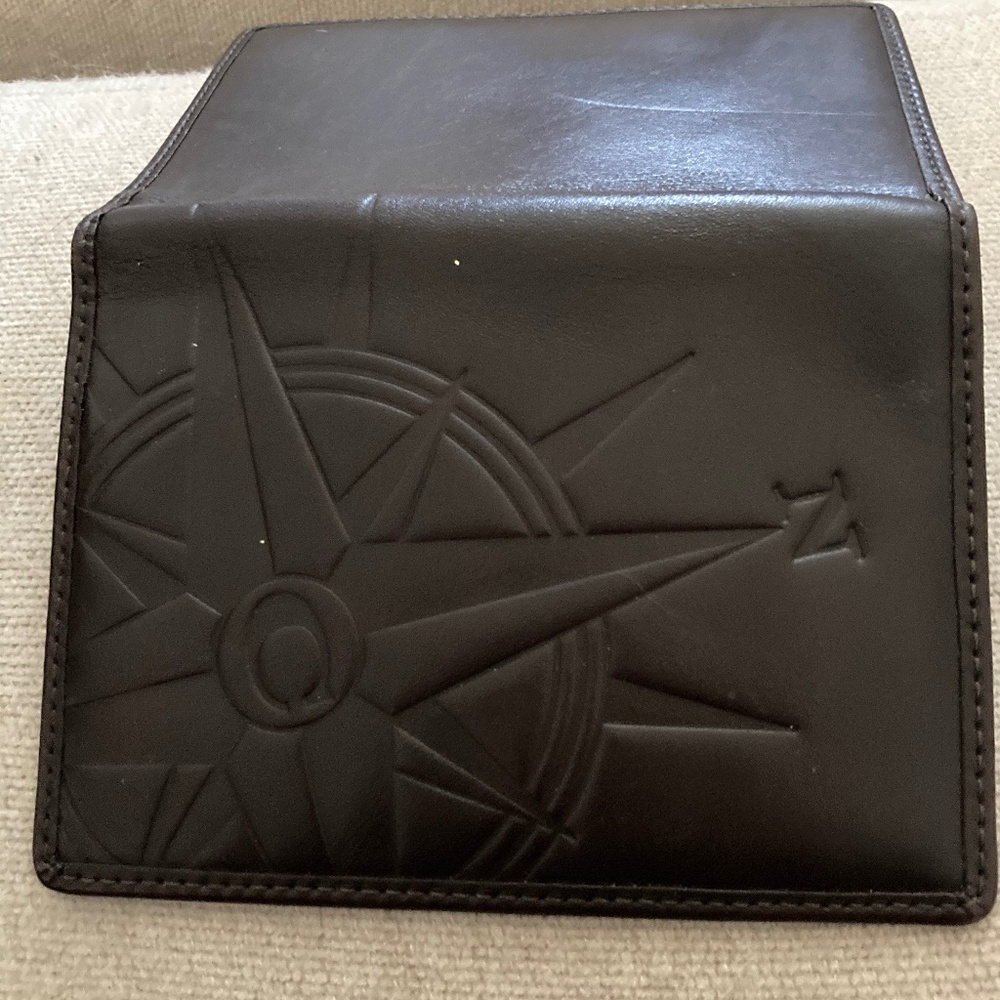 Coach Leather Passport Holder